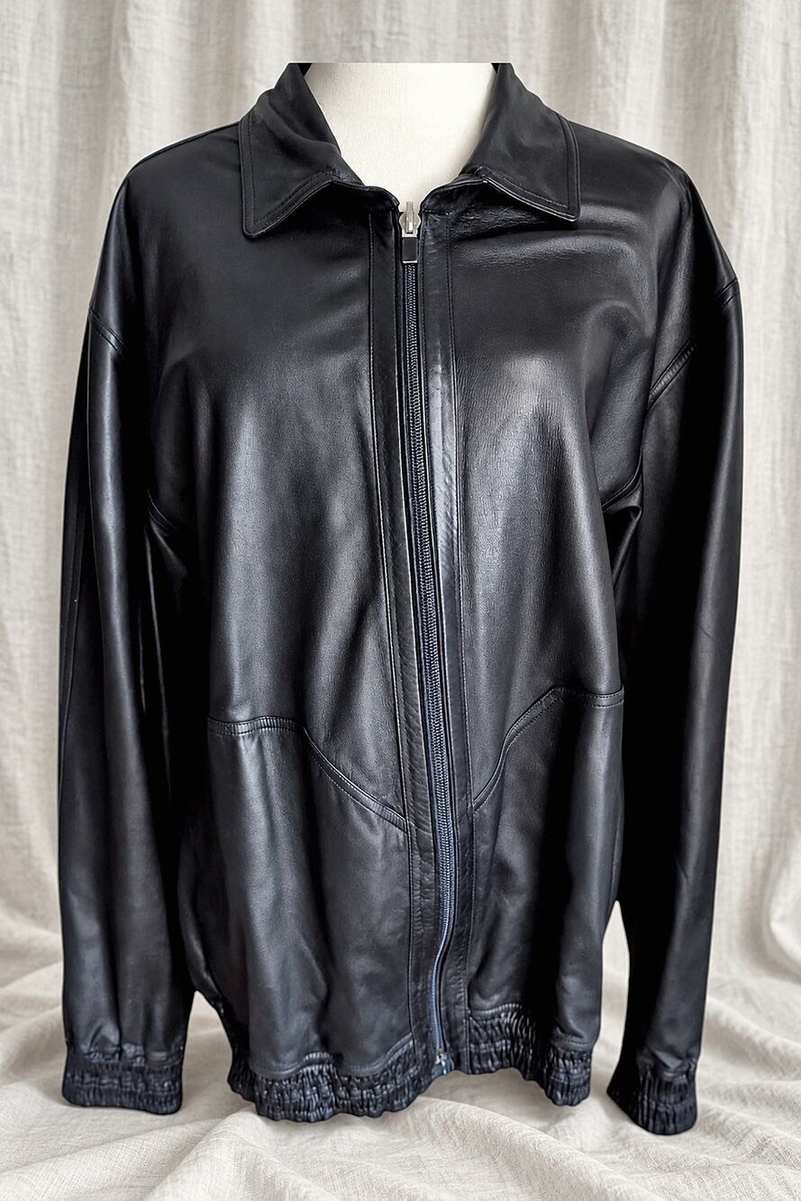 Zilli Reversible Black Lambskin Leather Jacket – Made for Amphiboles Paris
